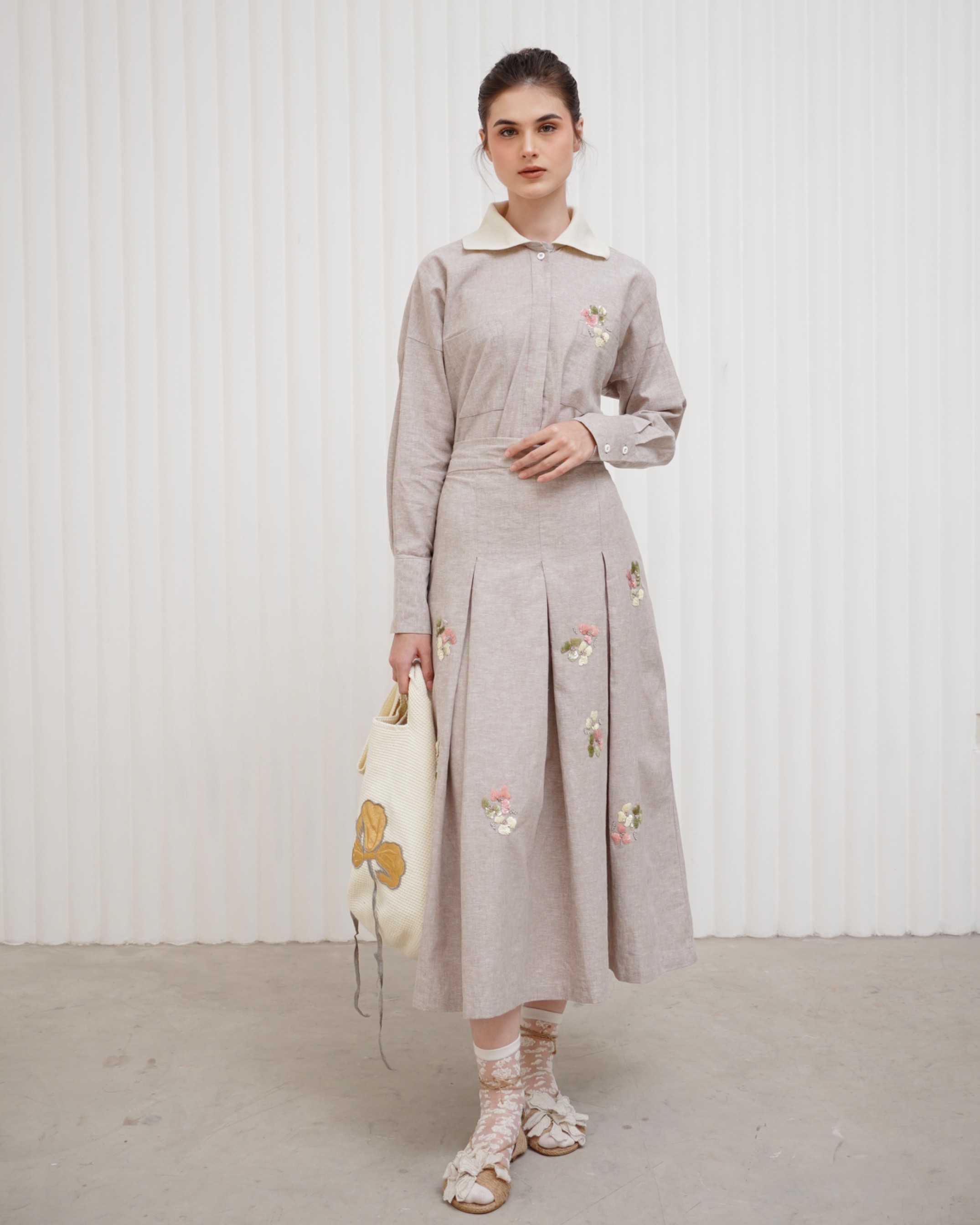 Embellishments Linen Top
