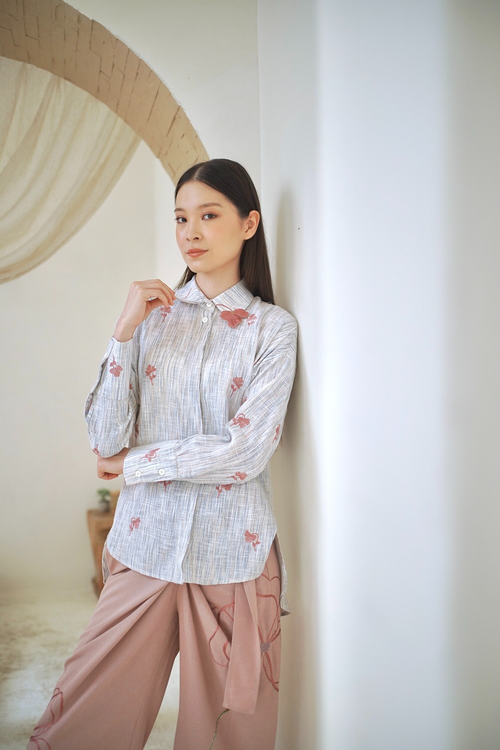 Striped Linen Top