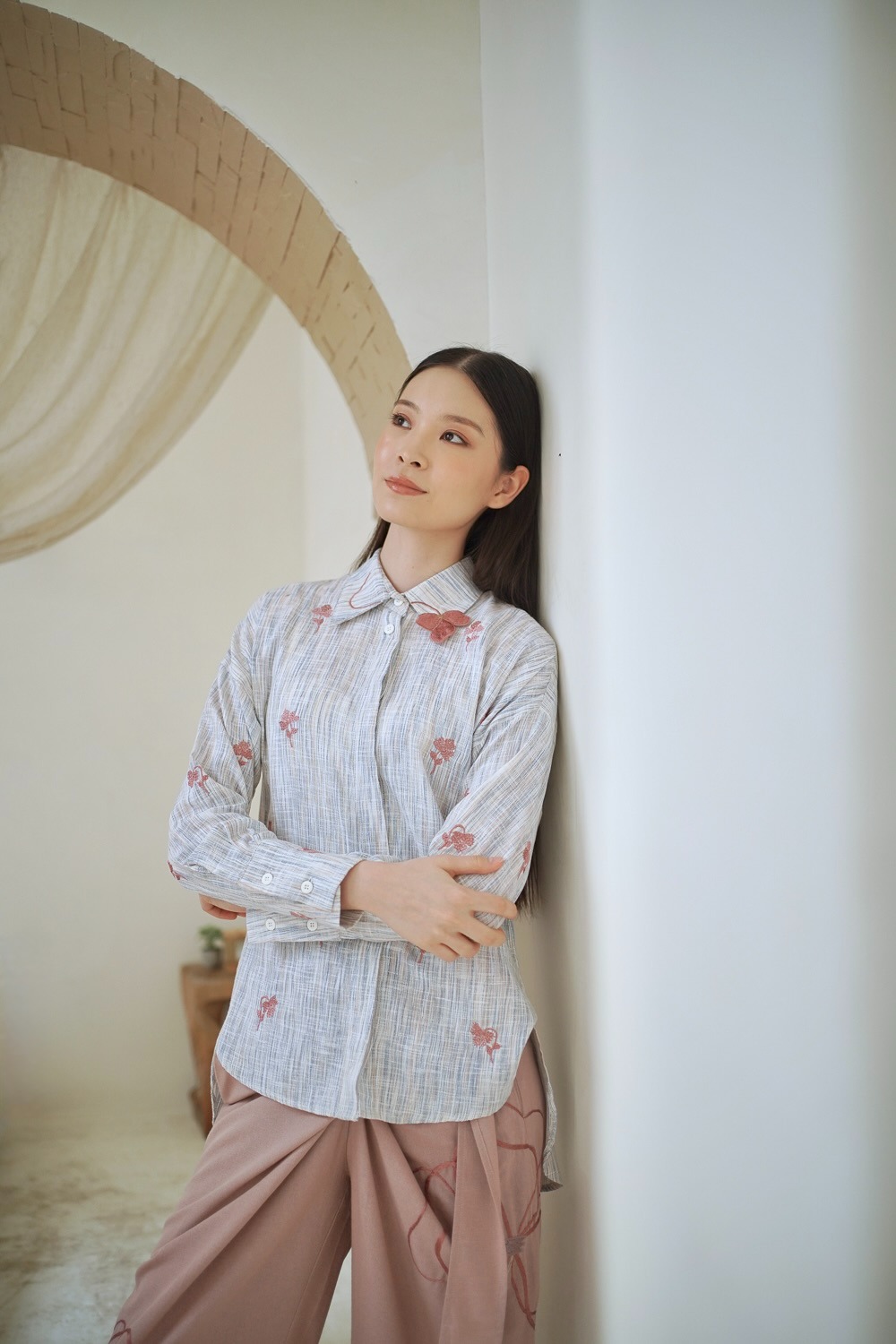 Striped Linen Top