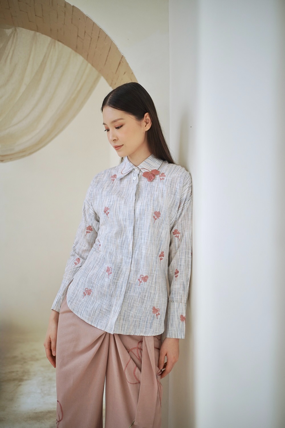Striped Linen Top