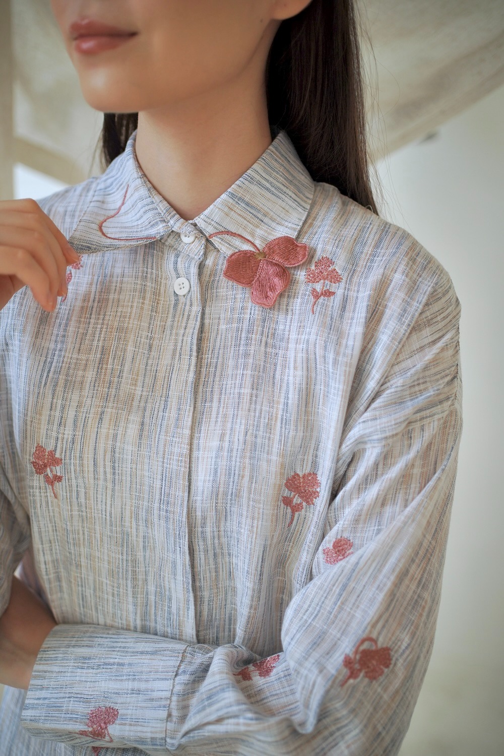 Striped Linen Top