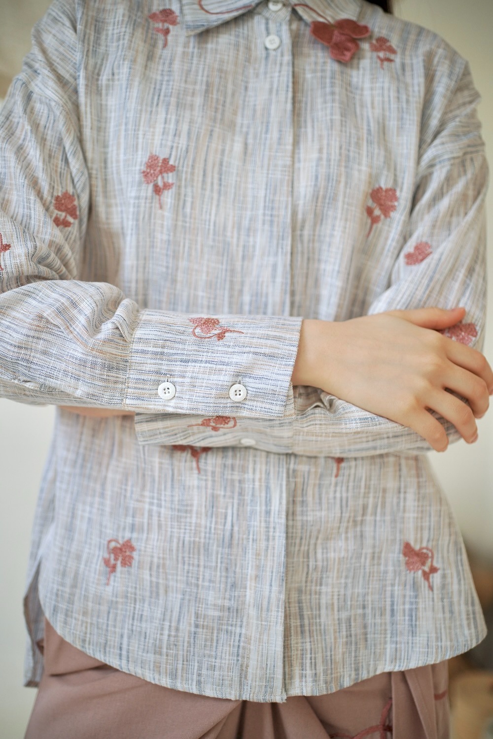 Striped Linen Top