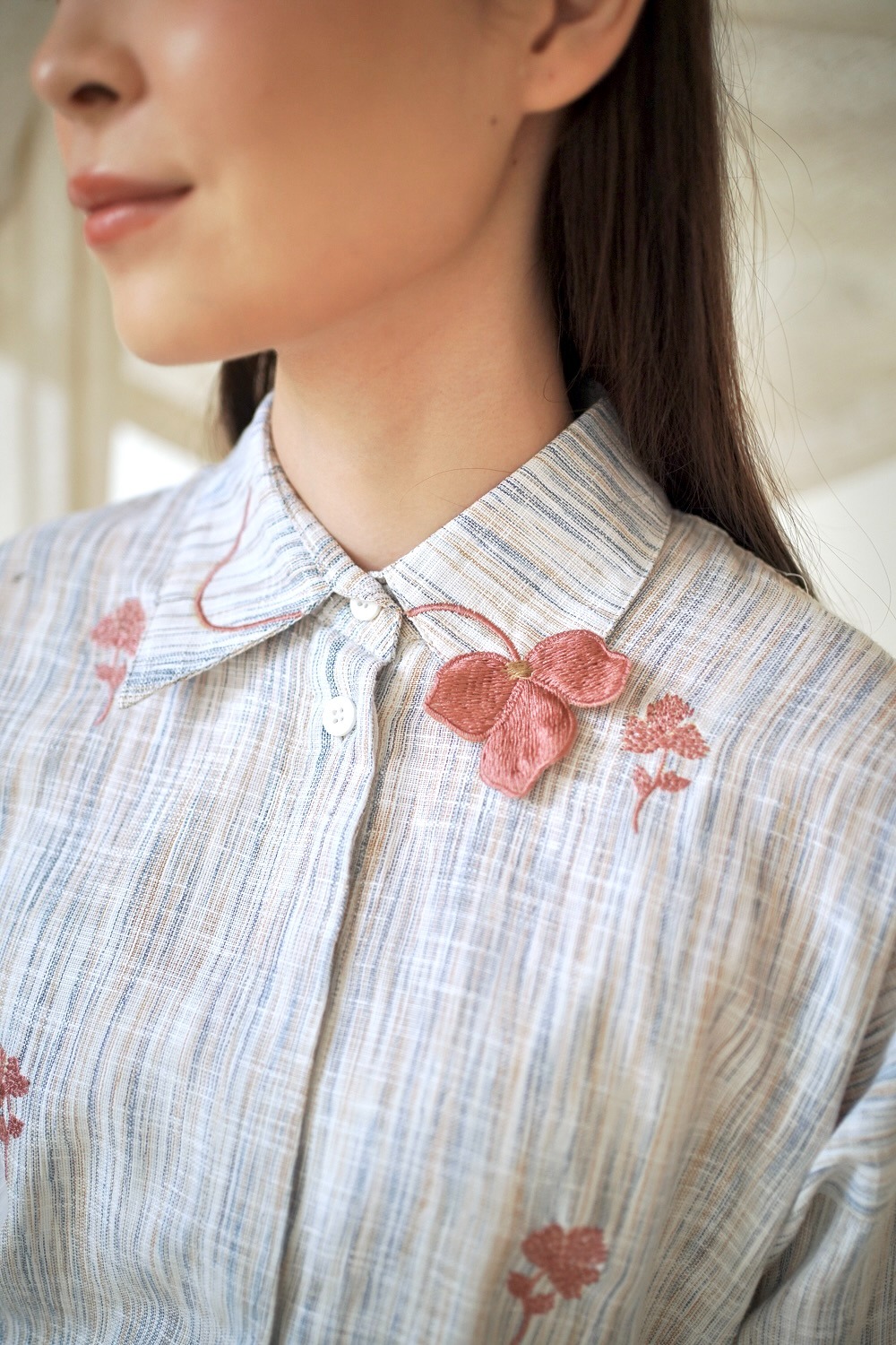 Striped Linen Top