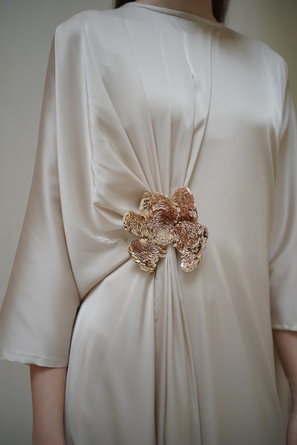 Embroidered Sequin Kaftan