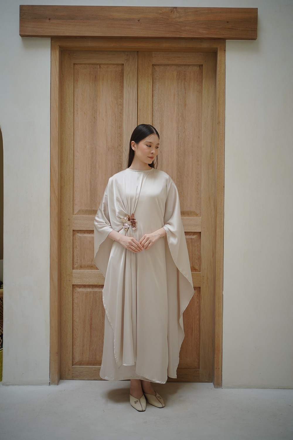 Embroidered Sequin Kaftan
