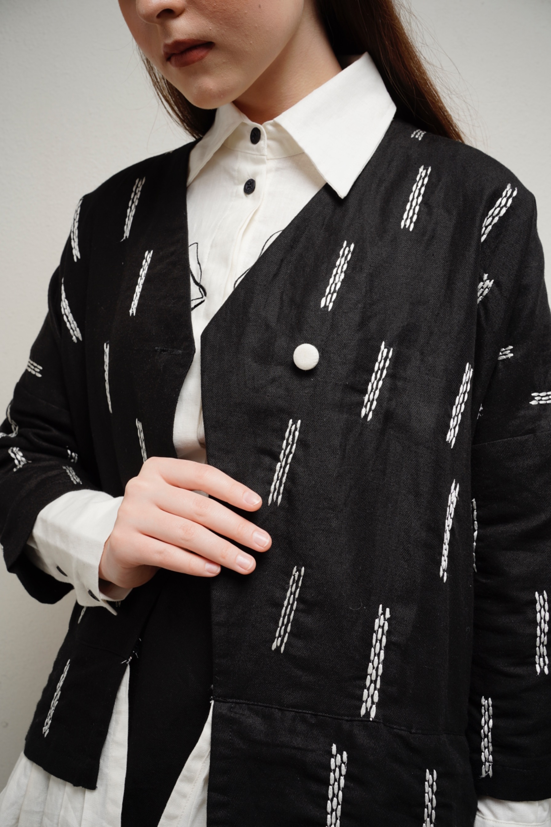 Striped Linen Jacket