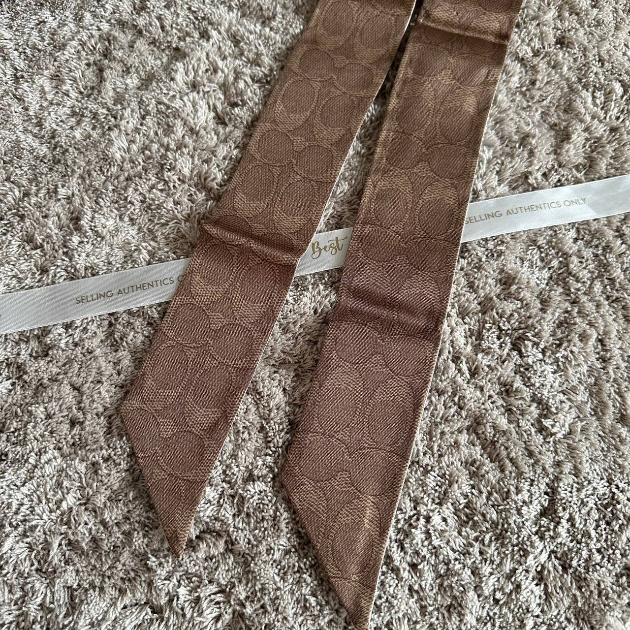 Coach Sig Scarf & Coach Silk Skinny Scarf