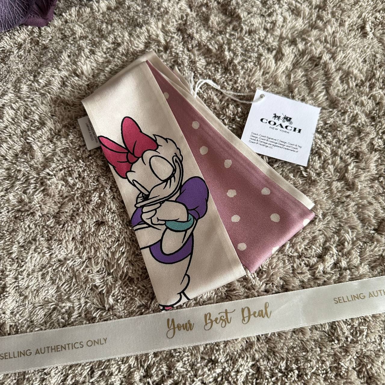 Coach Sig Scarf & Coach Silk Skinny Scarf