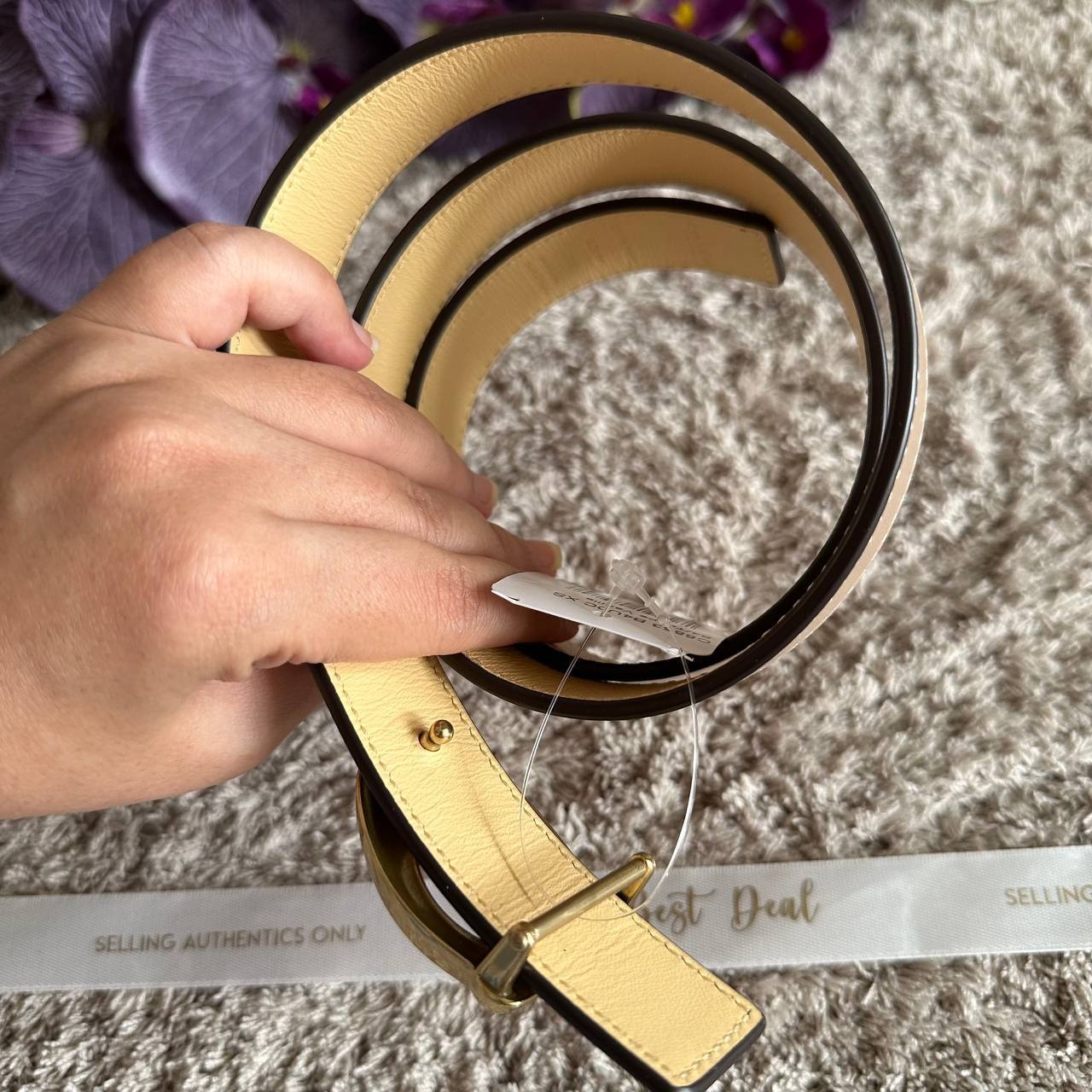 Coach Signature Reversible Belt