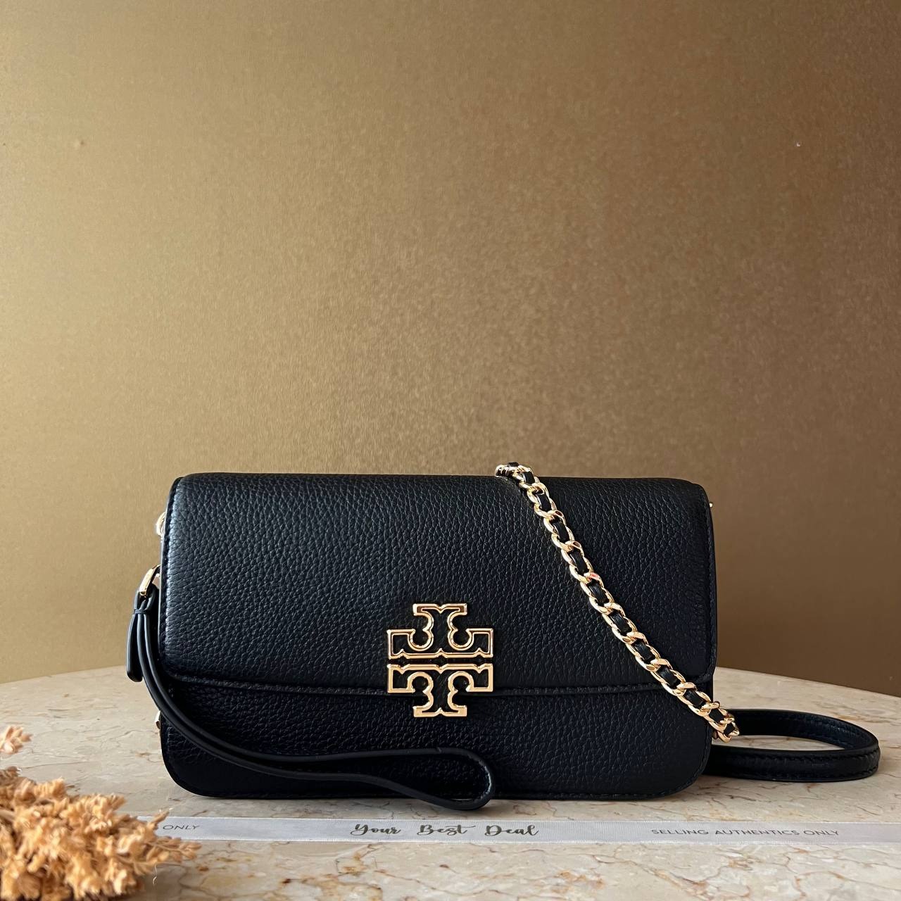Tory Burch Britten Chain Wallet Wristlet