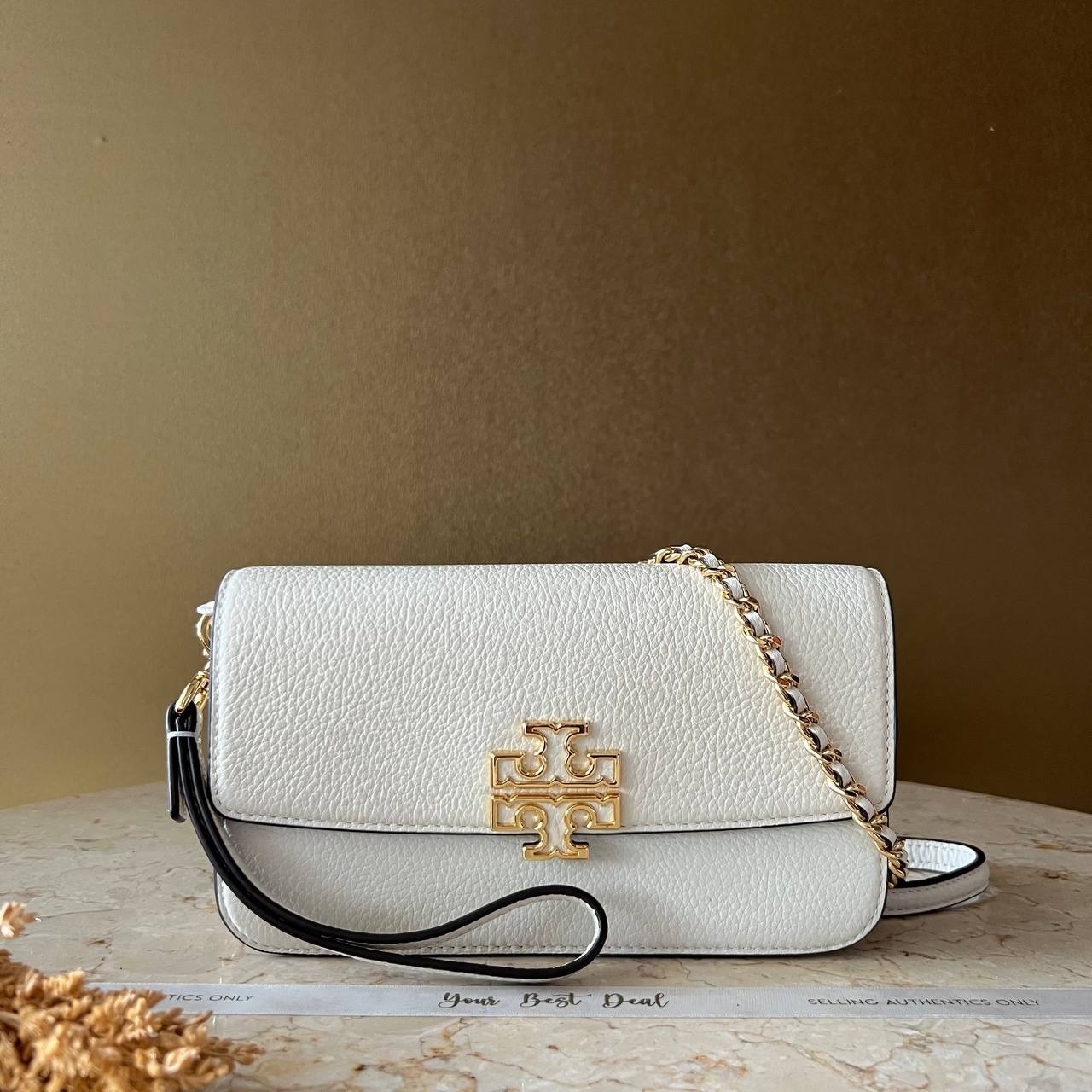 Tory Burch Britten Chain Wallet Wristlet