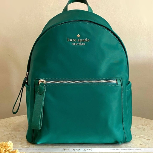 Image of Kate Spade Chelsea Little Better Medium Backpack Deep Jade
