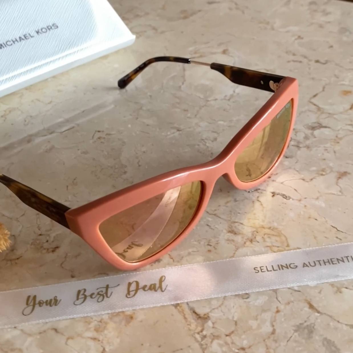 Michael Kors Valenica Sunglasses Salmon/Rose Gold