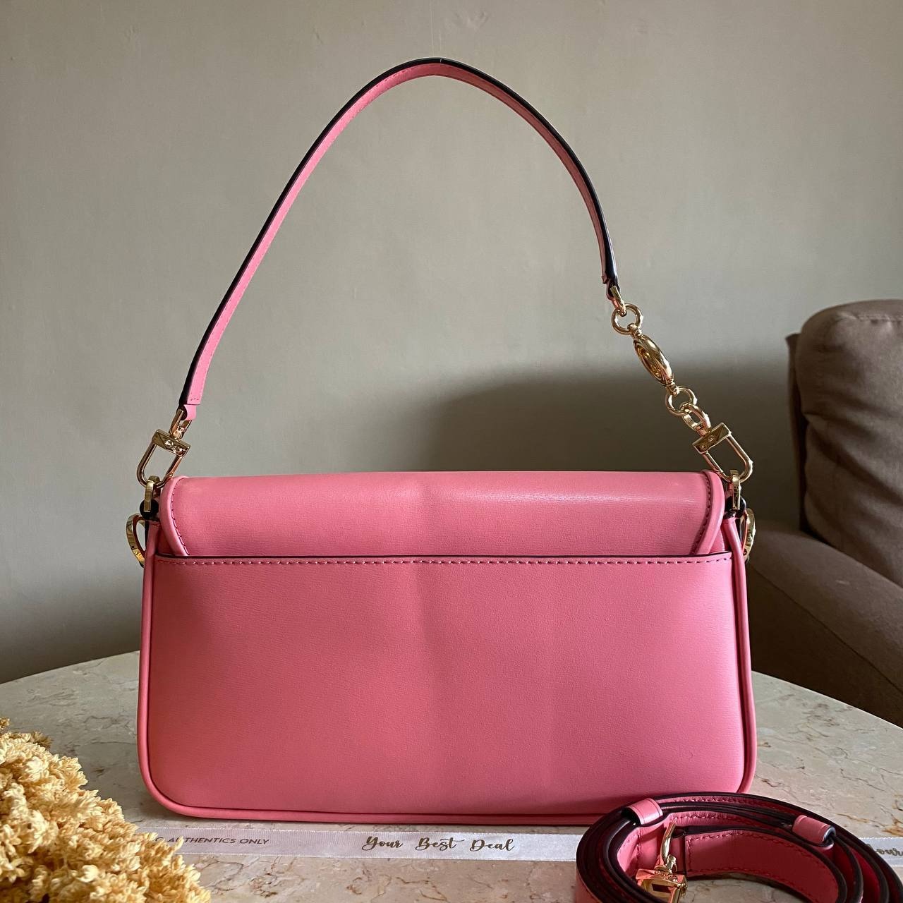 Michael Kors Bradshaw Shoulder Bag Tea Rose