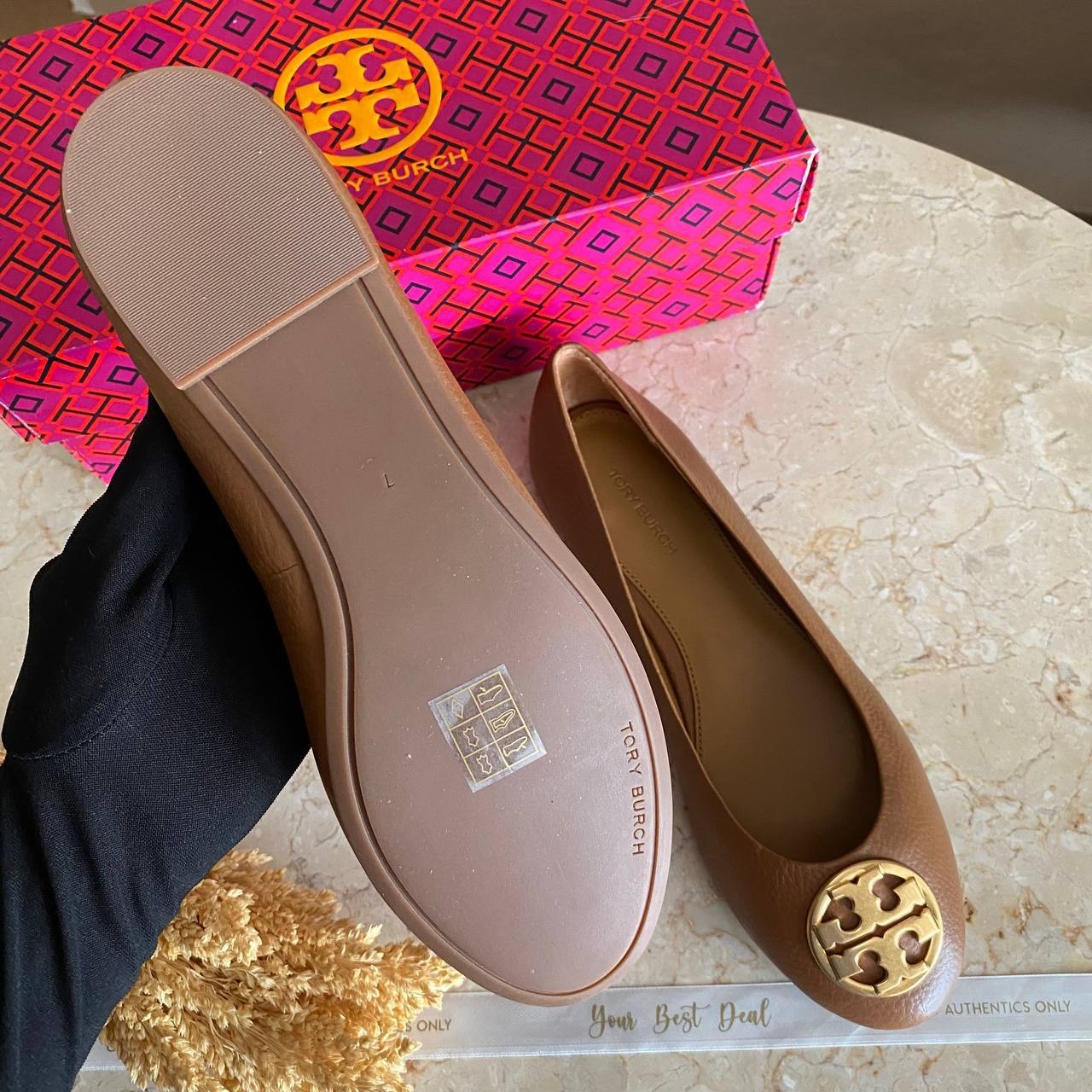 Tory Burch Chelsea Ballet Flat Shoes