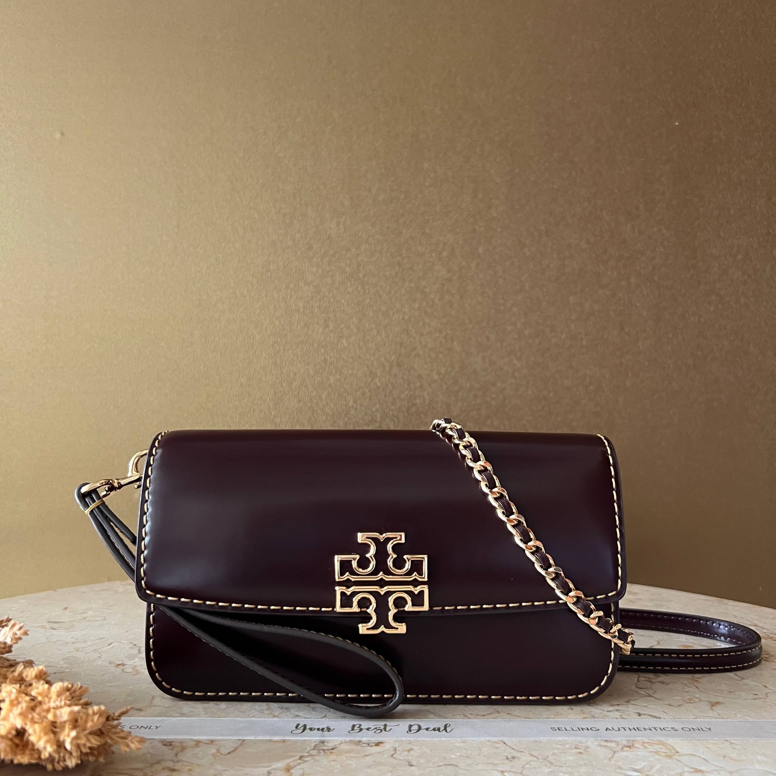 Tory Burch Britten Chain Wallet Wristlet