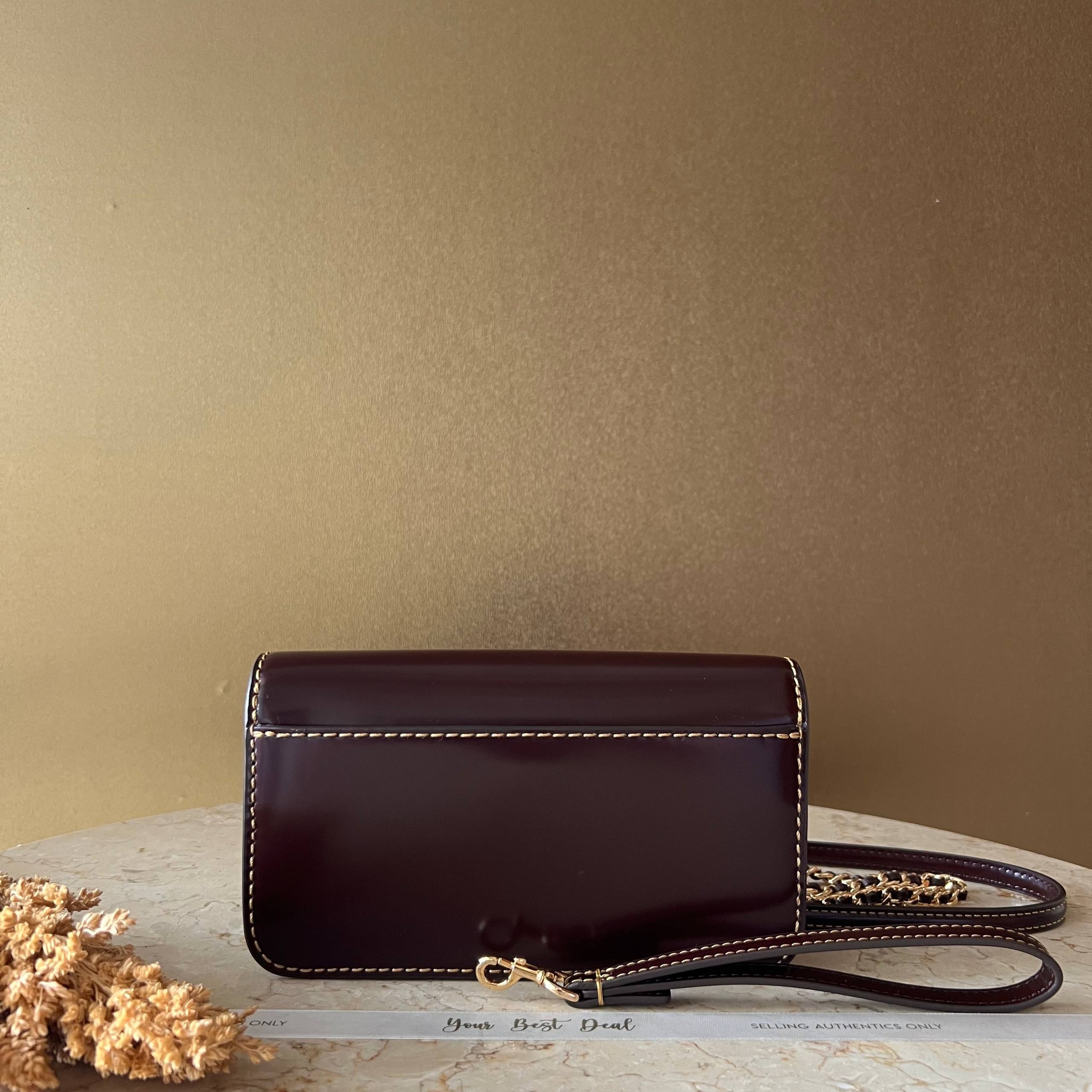 Tory Burch Britten Chain Wallet Wristlet
