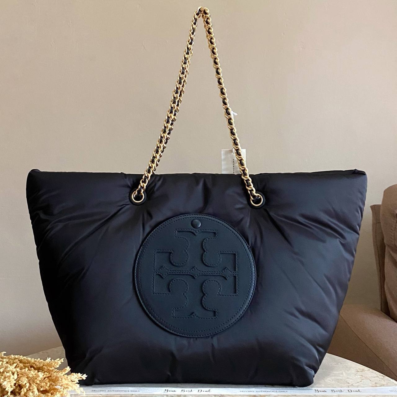 Tory Burch Ella Puffy Chain Tote