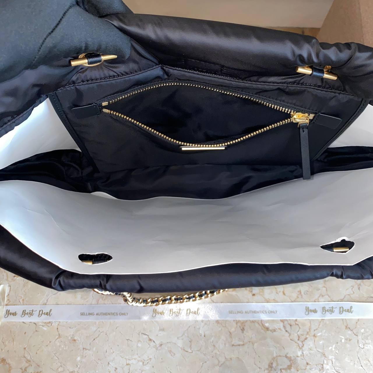 Tory Burch Ella Puffy Chain Tote
