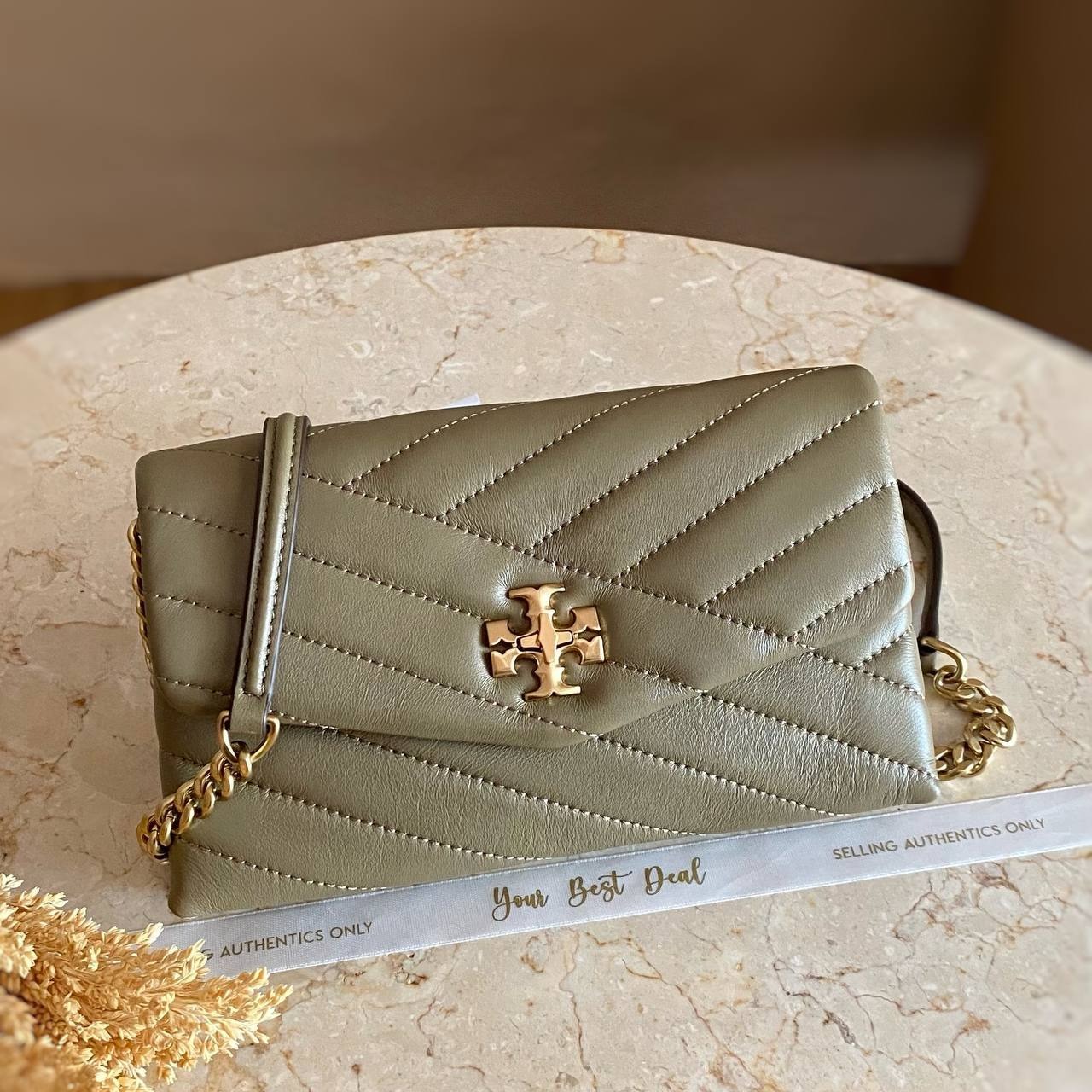 Tory Burch Kira Chain Wallet