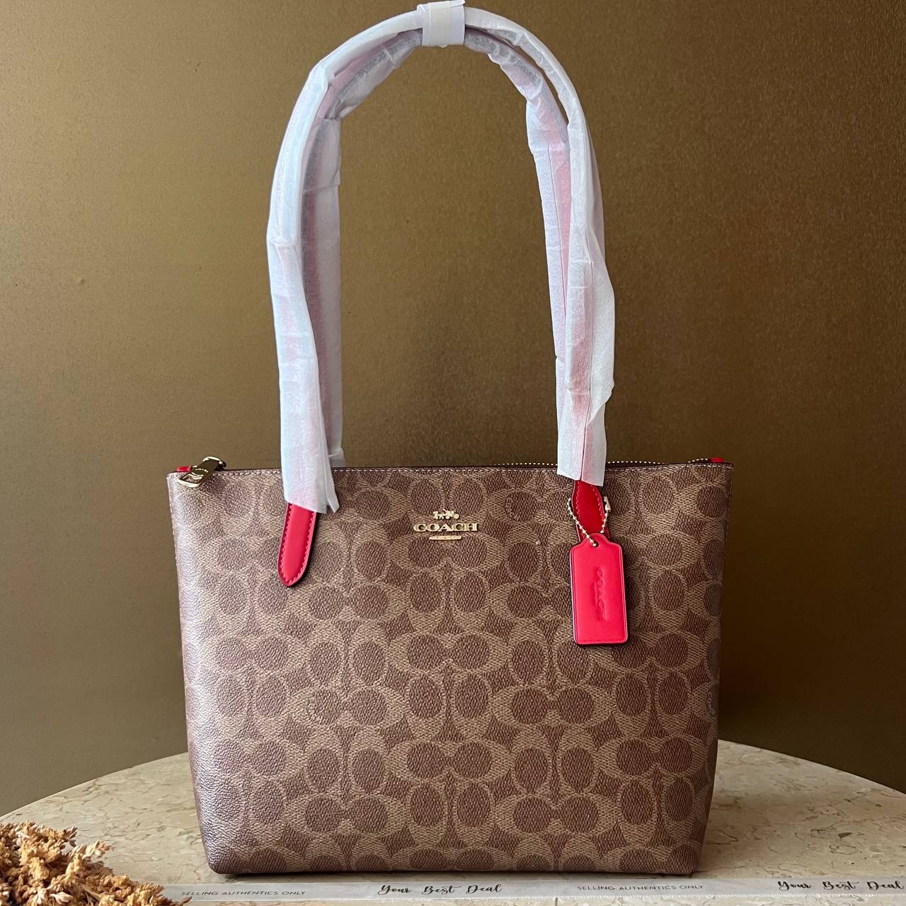 Coach Fiona Zip Tote