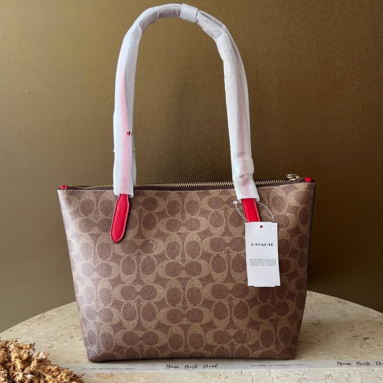 Coach Fiona Zip Tote