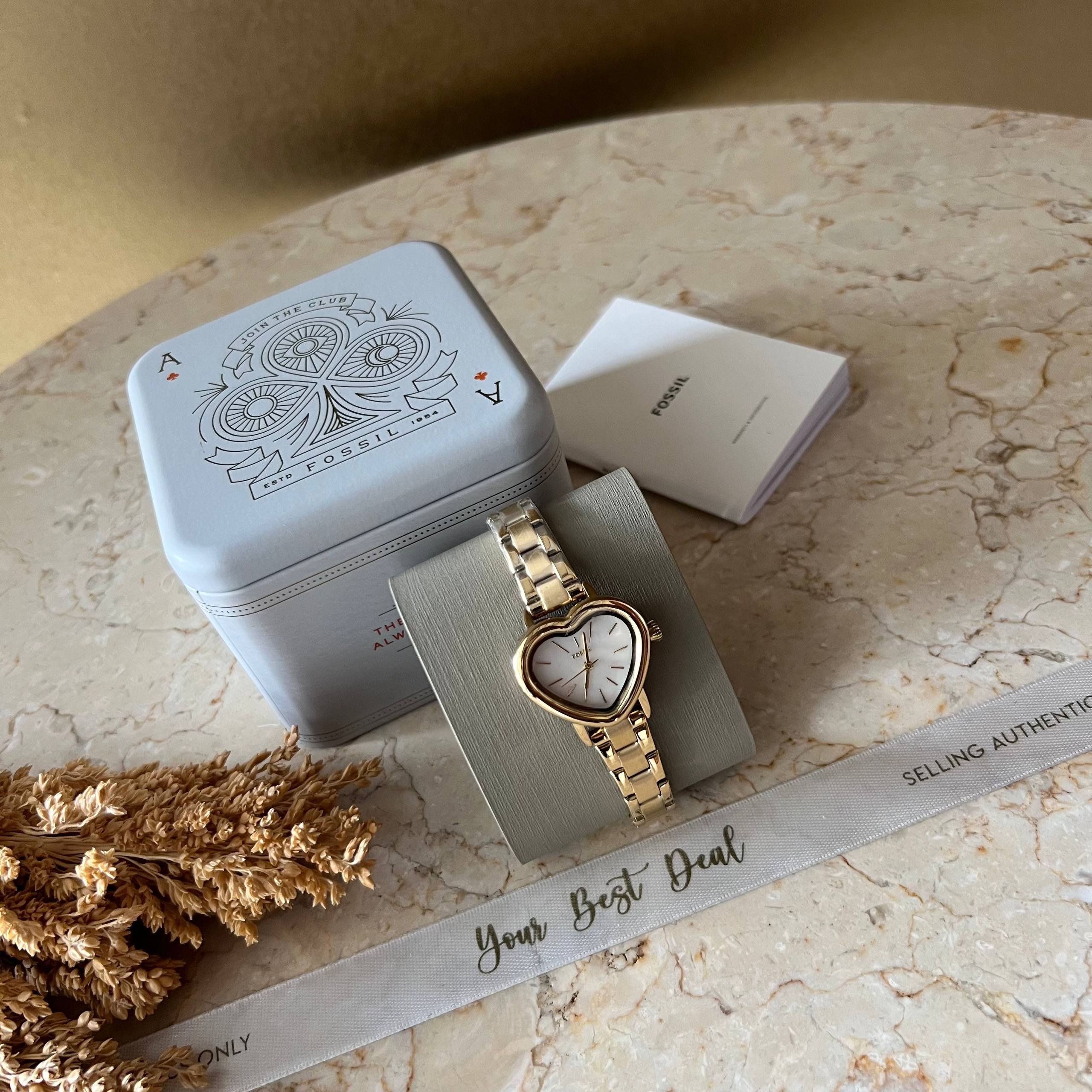 Fossil Stainless Steel Watch Gold
