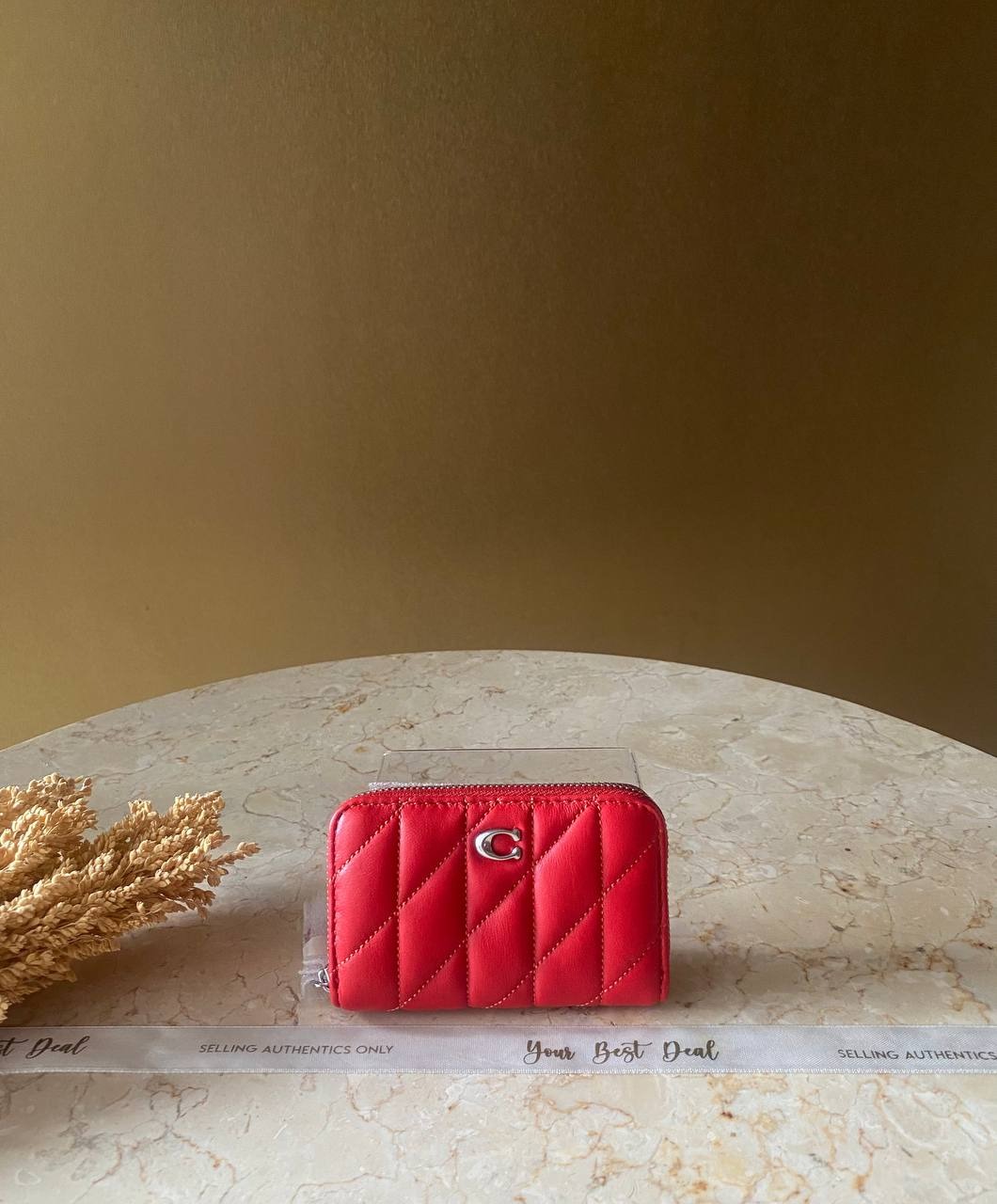 Coach Small Zip Around Card Case