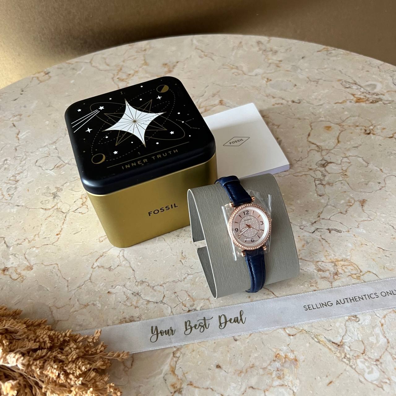Fossil Stainless Steel Watch Gold