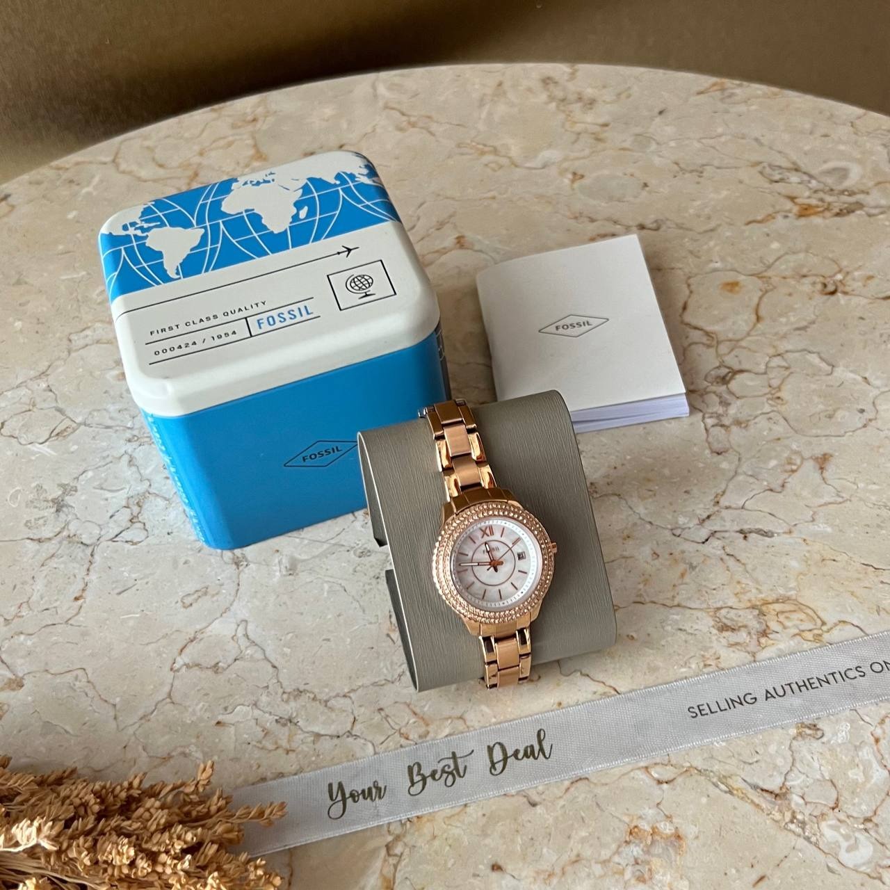 Fossil Stainless Steel Watch Gold