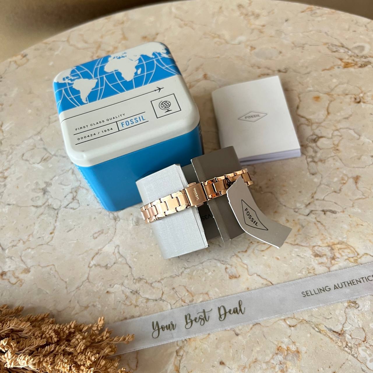 Fossil Stainless Steel Watch Gold