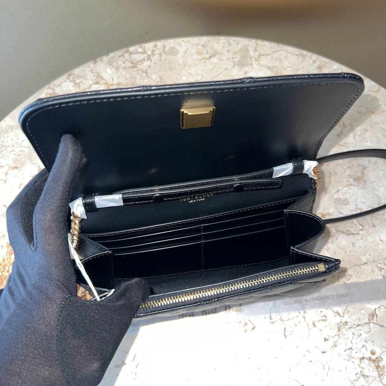 Tory Burch Willa Glazed Zip Shoulder Bag