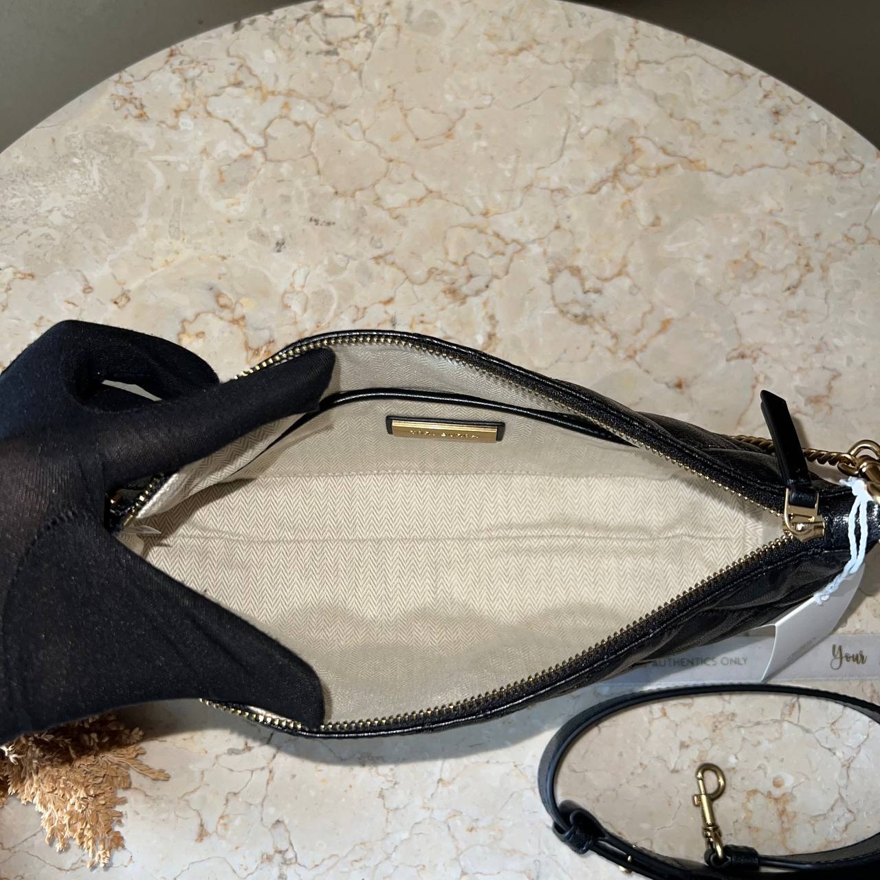 Tory Burch Willa Glazed Zip Shoulder Bag