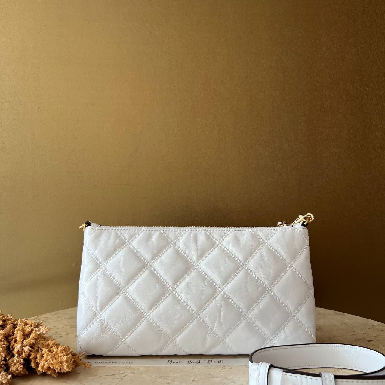 Tory Burch Willa Glazed Zip Shoulder Bag