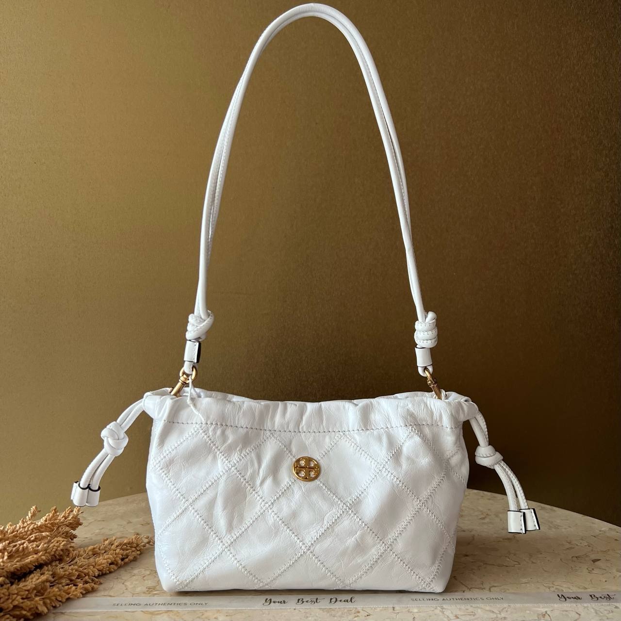 Tory Burch Willa Glazed Zip Shoulder Bag