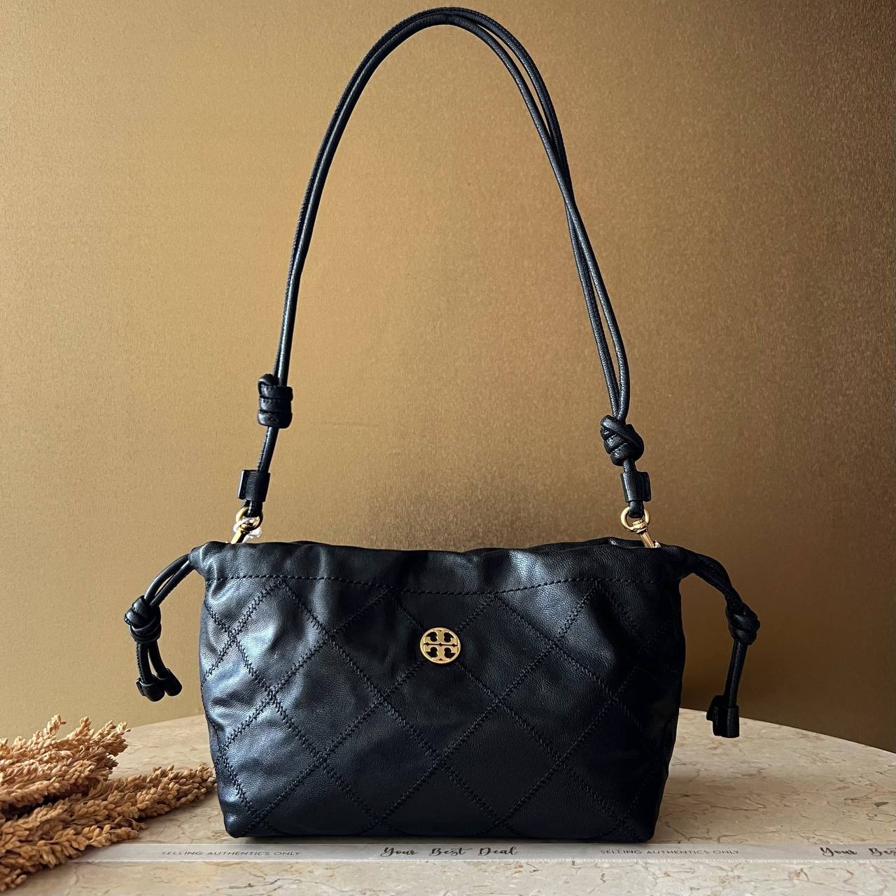 Tory Burch Willa Glazed Zip Shoulder Bag