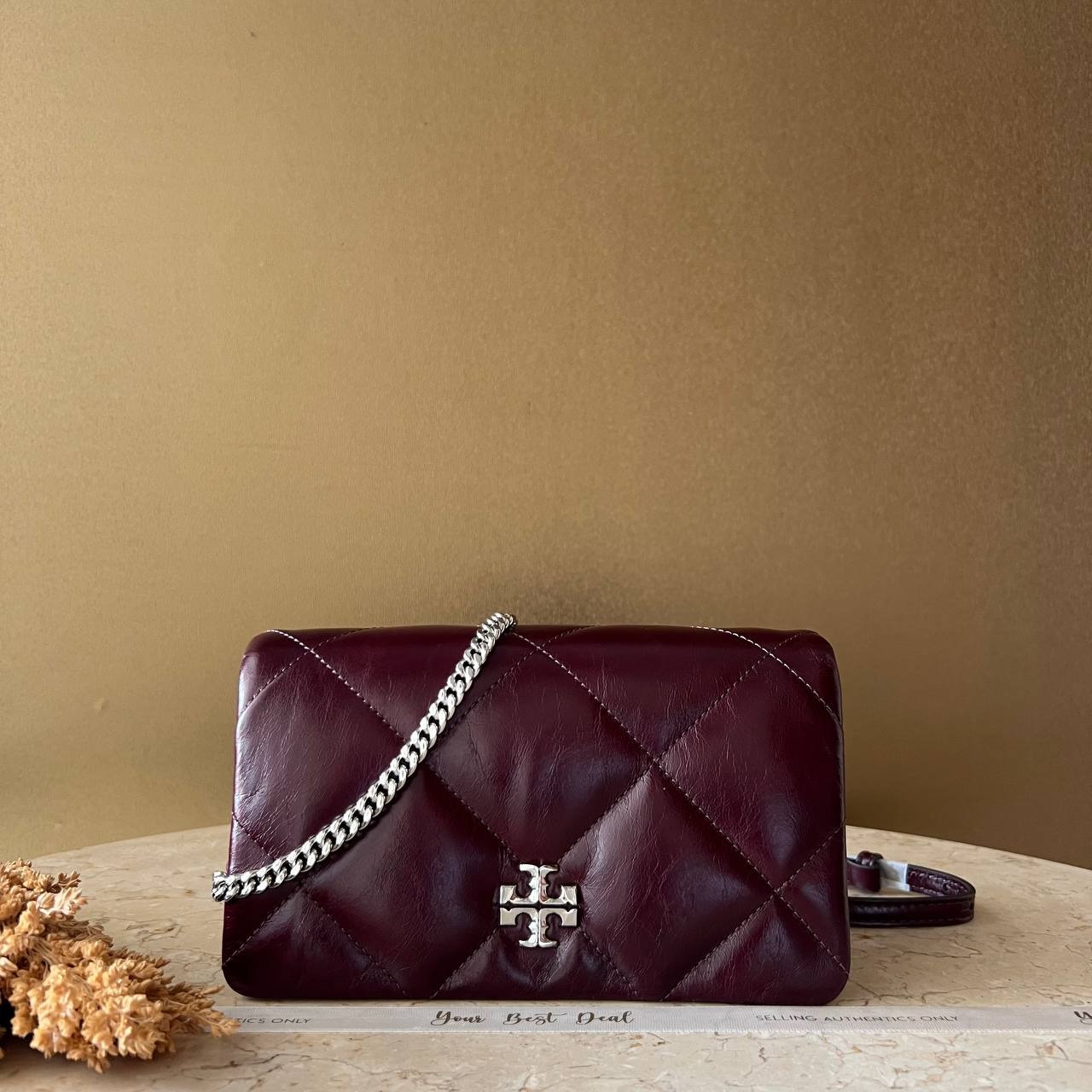 Tory Burch Kira Diamond Quilt Distressed 