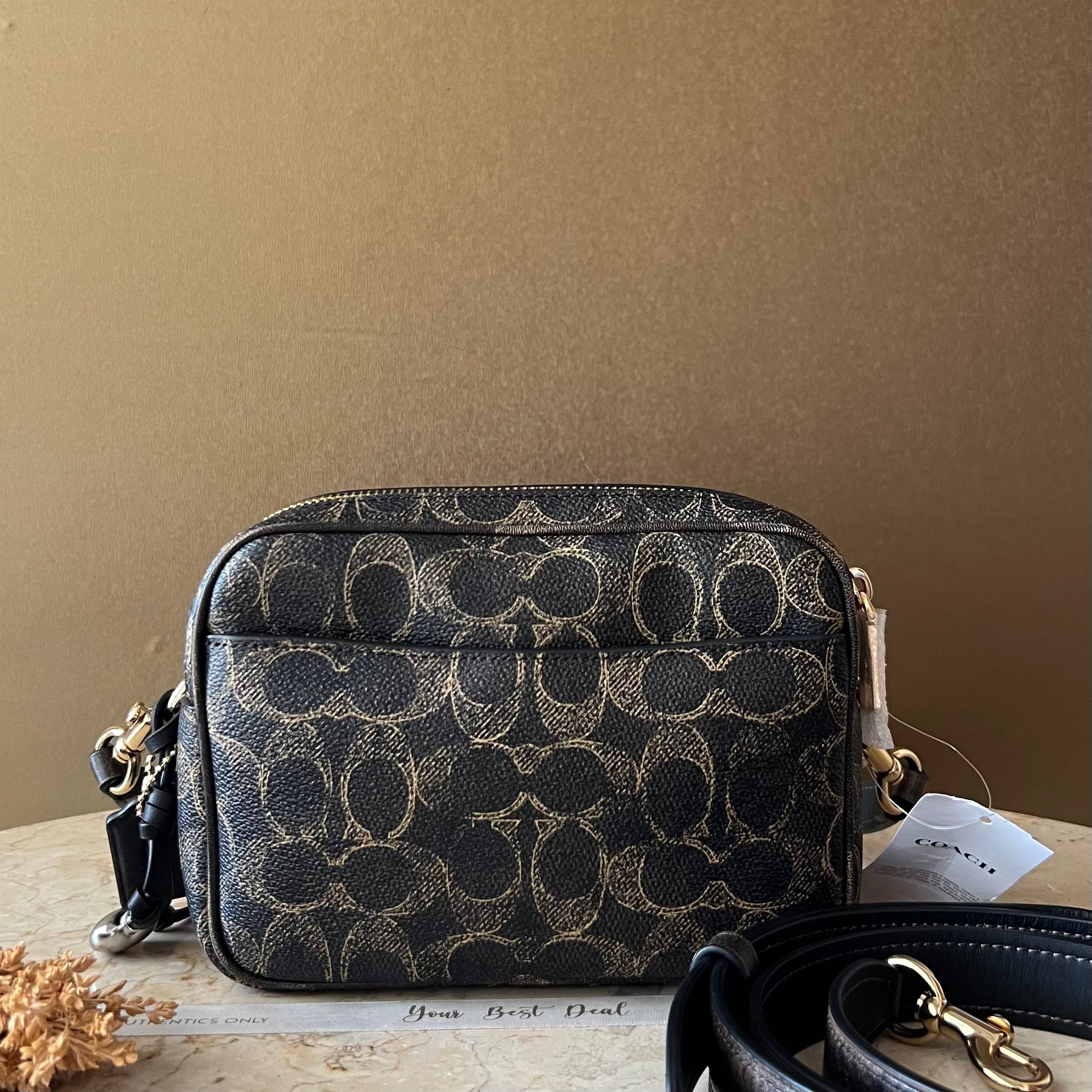 Coach Signature Mini Carey CrossBody With Love Charm