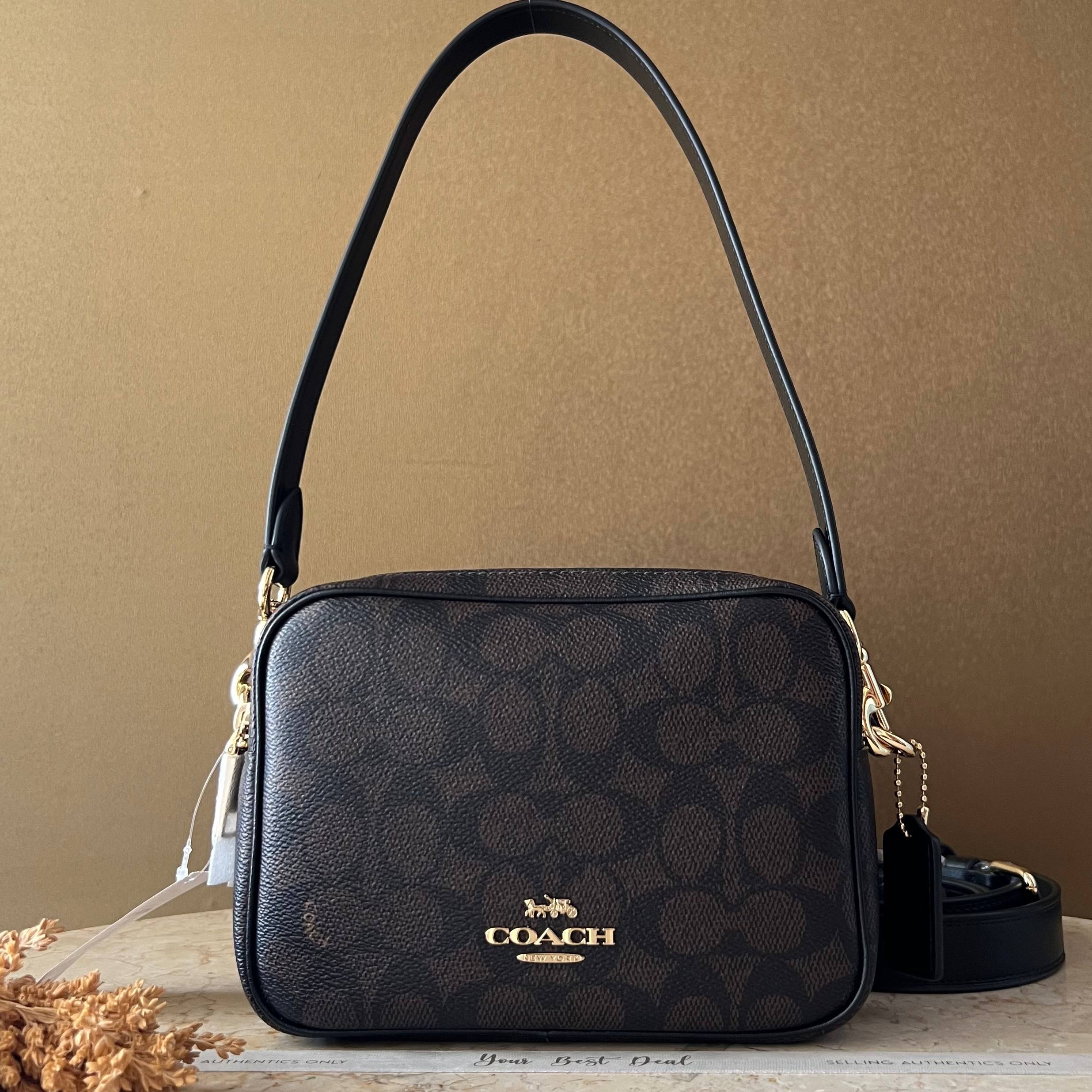 Coach Signature Mini Carey CrossBody With Love Charm