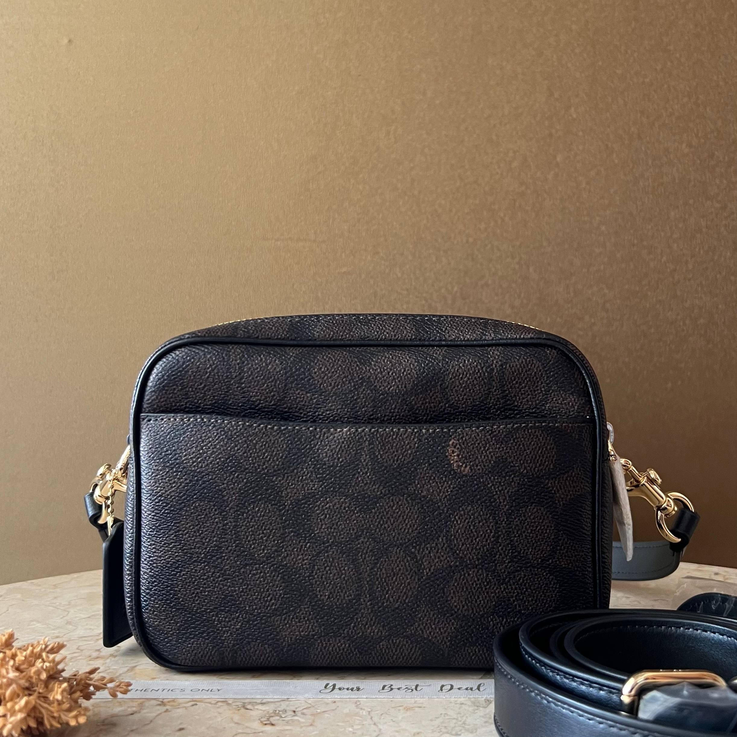 Coach Signature Mini Carey CrossBody With Love Charm