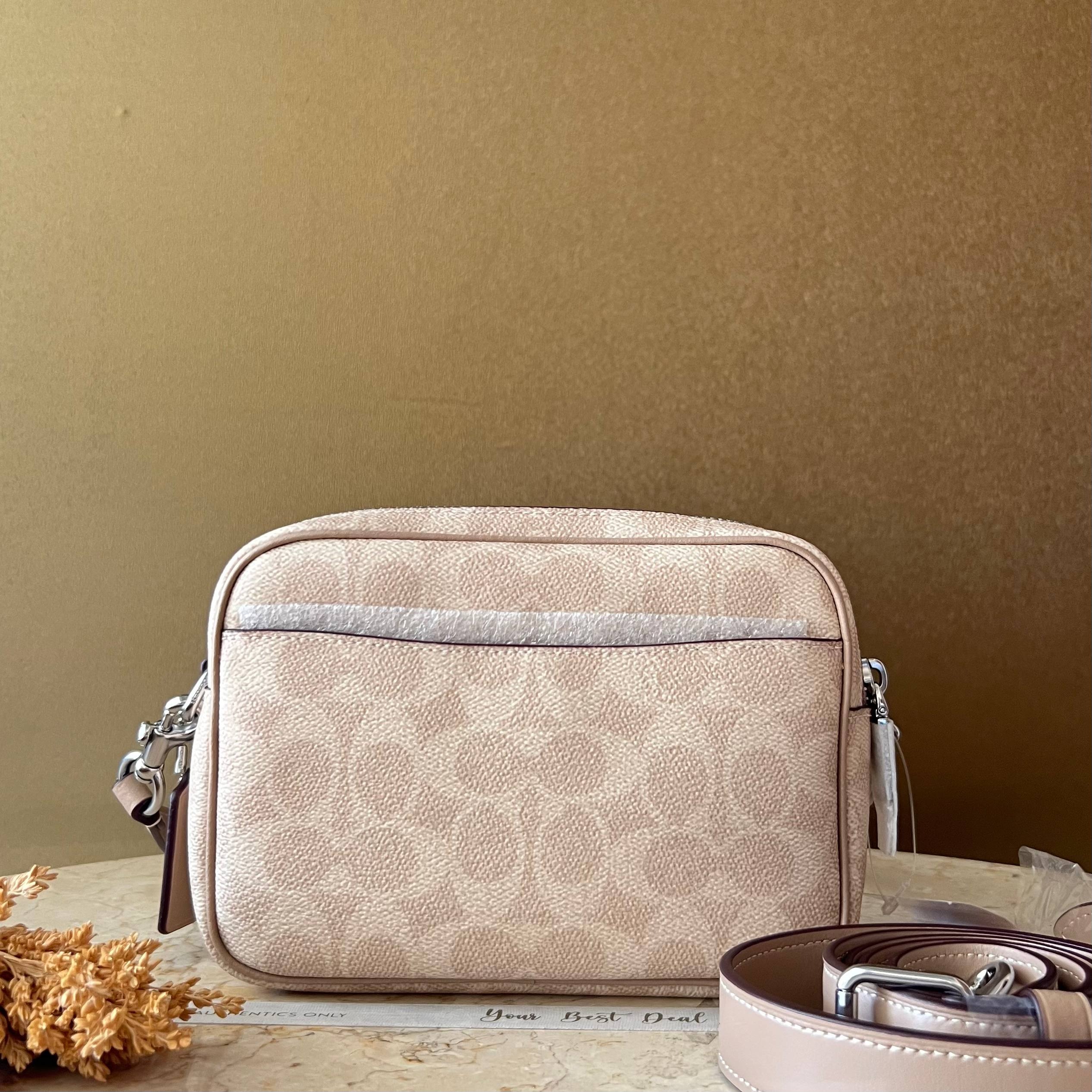 Coach Signature Mini Carey CrossBody With Love Charm