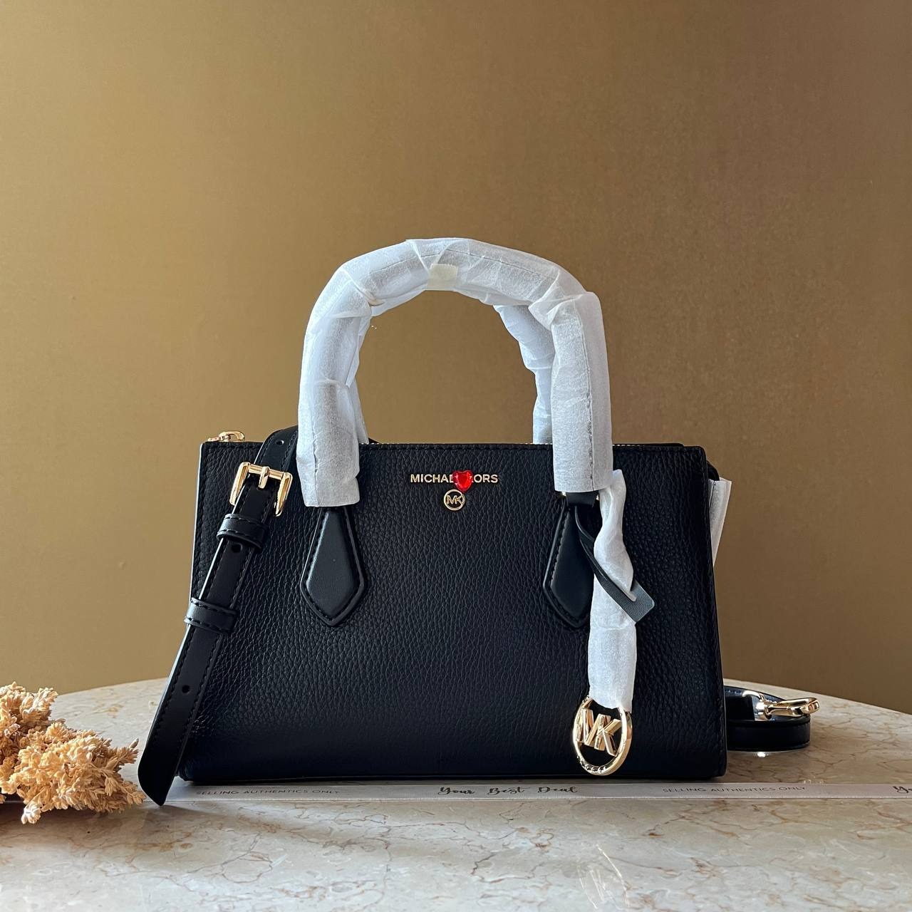 Michael Kors Valerie Small Satchel Black