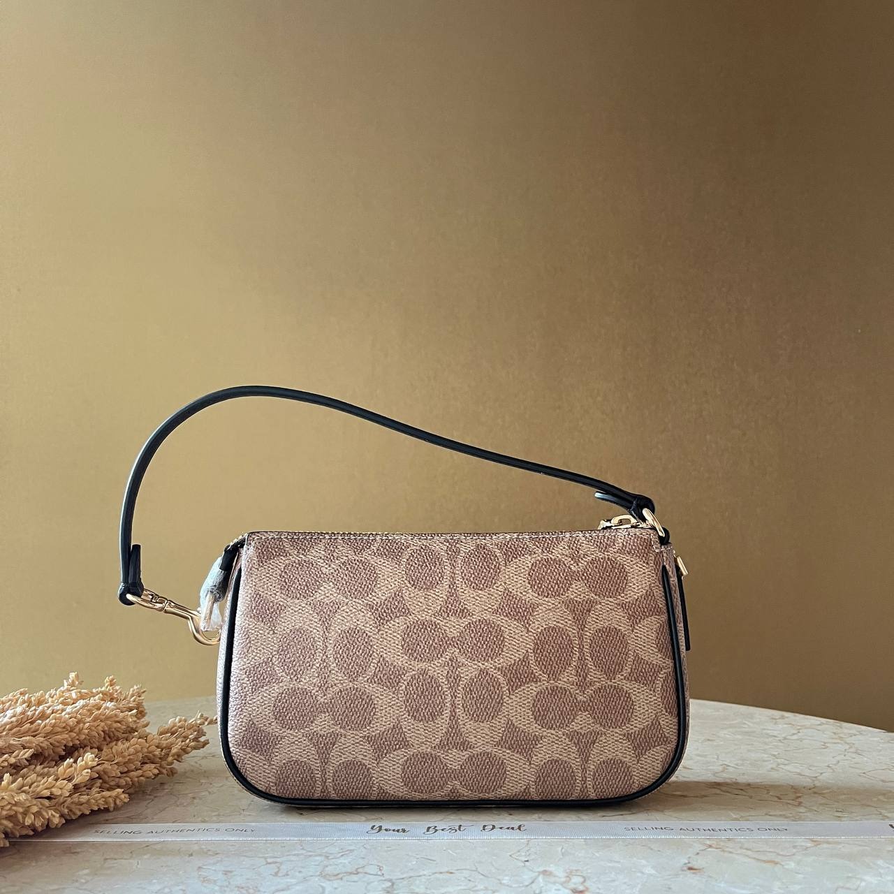 Coach signature Nolita 19 Sand Black