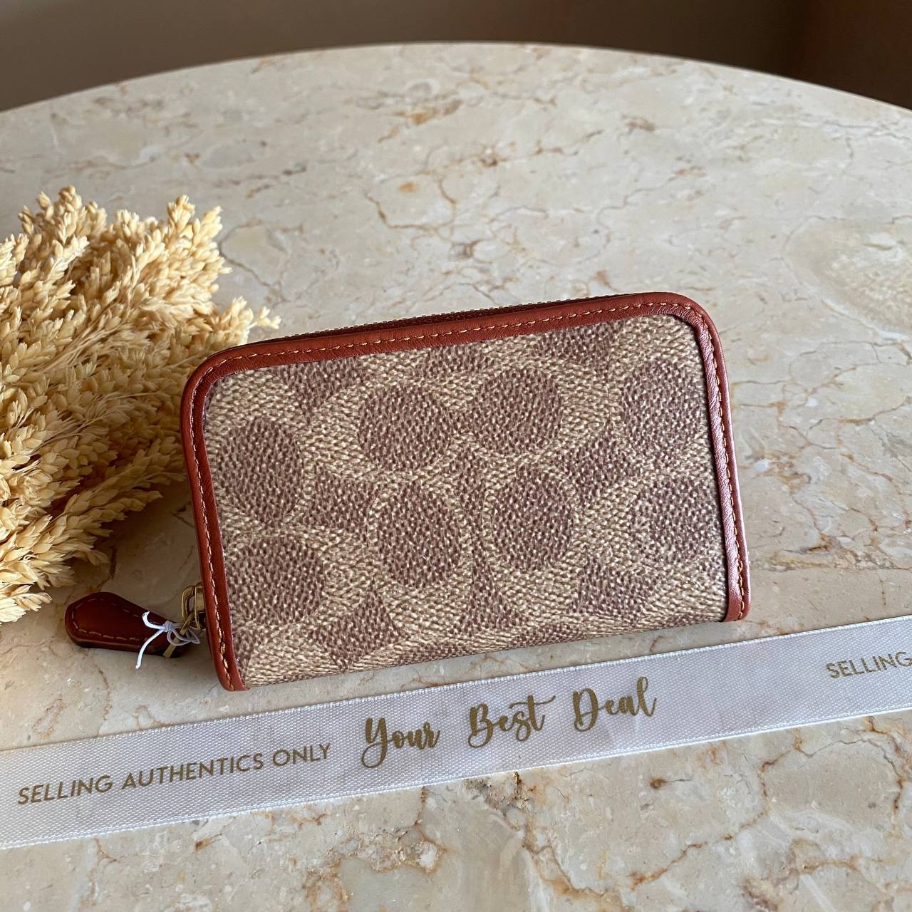 Coach Small Zip Around Card Case