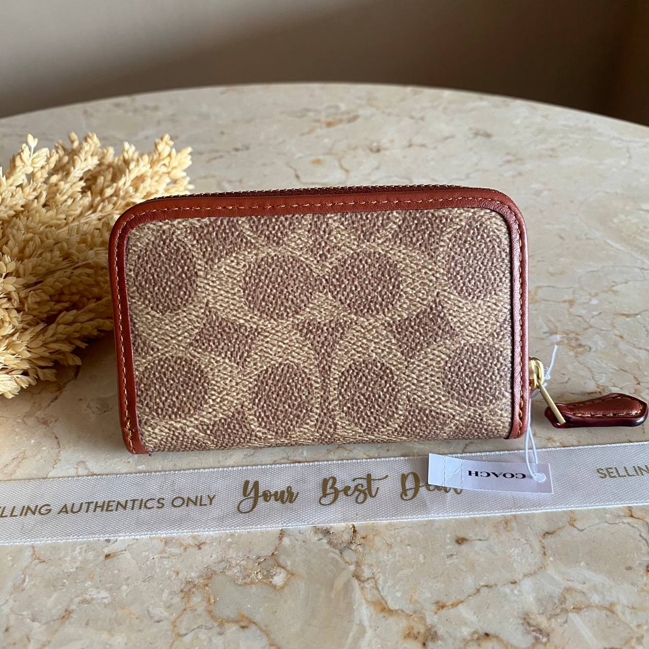 Coach Small Zip Around Card Case