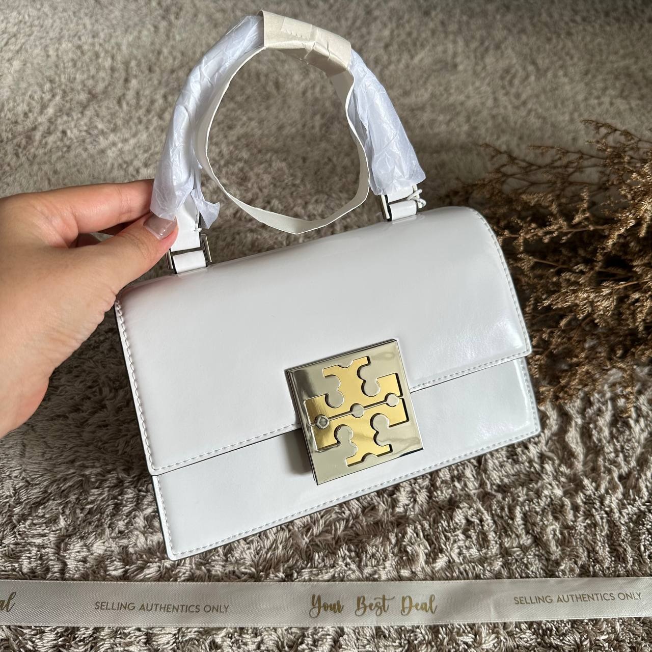 Tory Burch Bon Bon Mini Top Handle Watermelon Pink