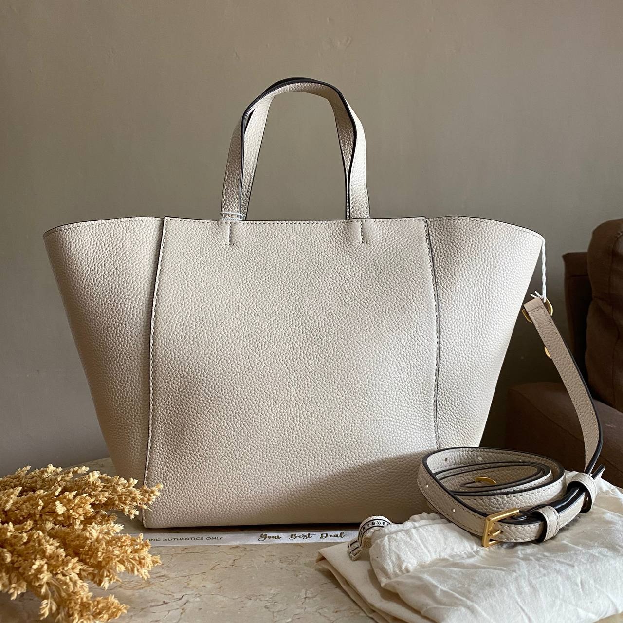 Tory Burch McGraw Carryall Brie
