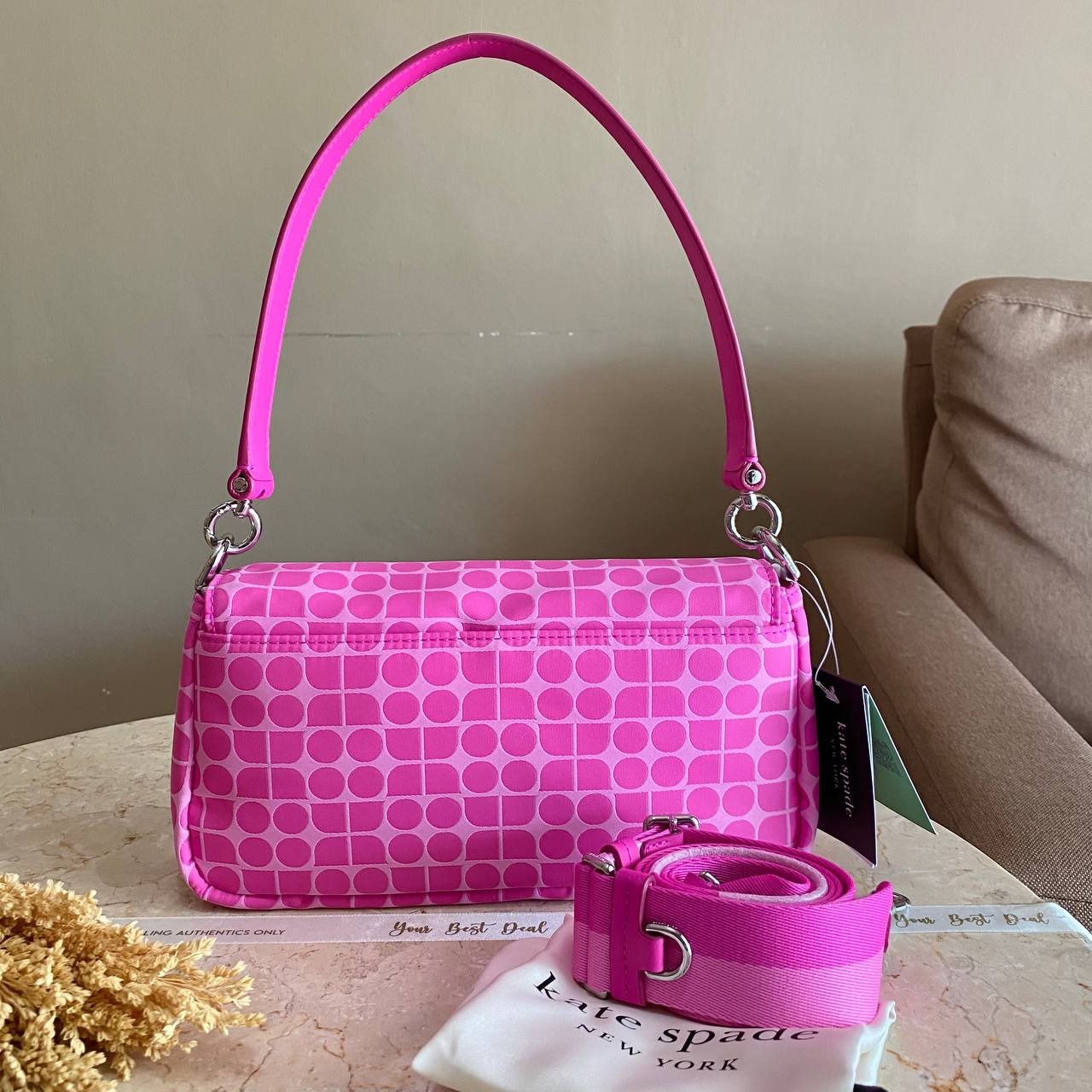 Kate Spade Noel Convertible Crossbody Vivid Snapdragon
