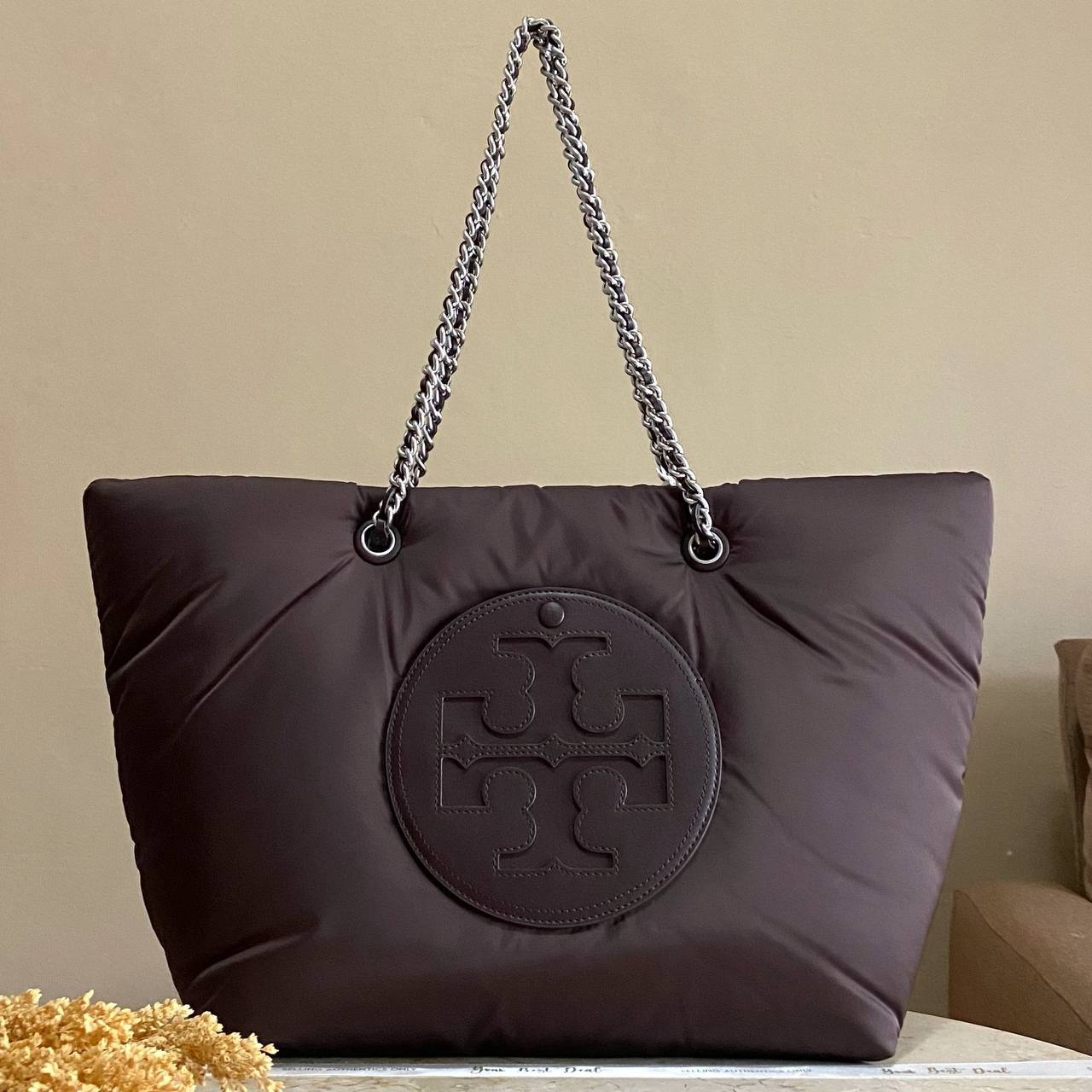Tory Burch Ella Puffy Chain Tote