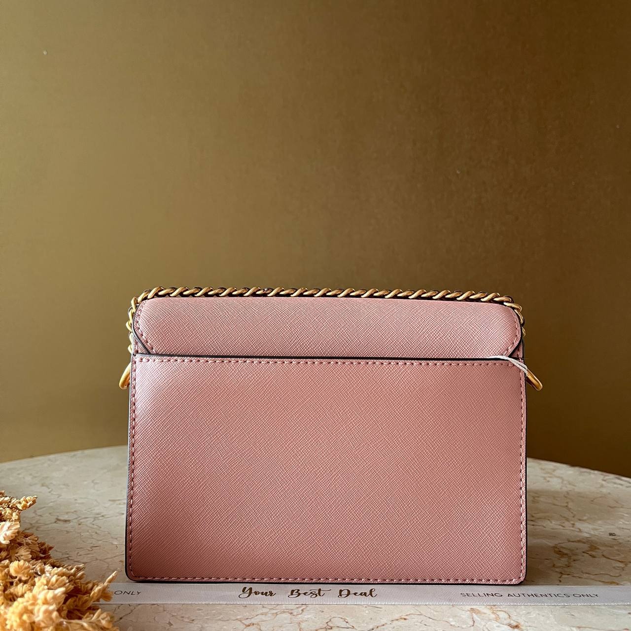 Tory Burch Robinson Mini Shoulder Bag Pink Moon